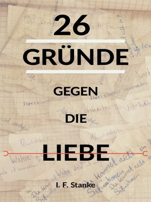 cover image of 26 Gründe gegen die Liebe